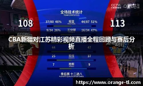 CBA新疆对江苏精彩视频直播全程回顾与赛后分析